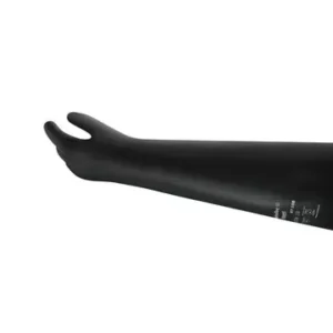 Ansell 24" Black Rubber Gauntlet Size 10.5
