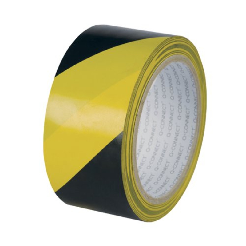 Hazard Tape Yellow/Black Adhesive 6 Pack - arksafety.ie