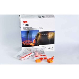 3M 1110 Corded Foam Ear Plug