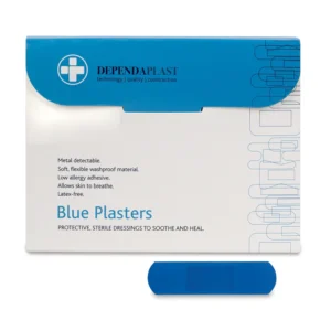 Blue Detectable Plasters - 7.5cm x 2.5cm - Box of 100