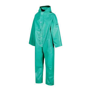 Green Chemical Resistant Suit