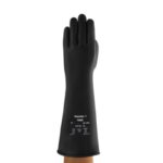 LRCME104 Marigold 17" Black Rubber Gauntlet