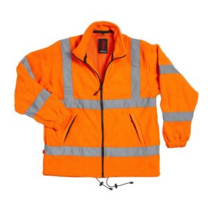 Orange Hi Vis Fleece Jacket