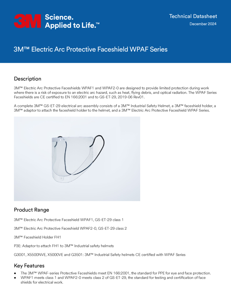 3M WP98 Acetate Visor