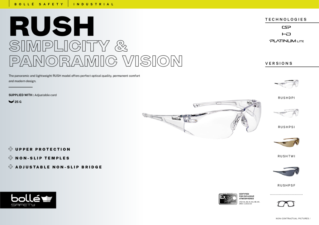 Bolle RushPSF Smoke Lens 106652