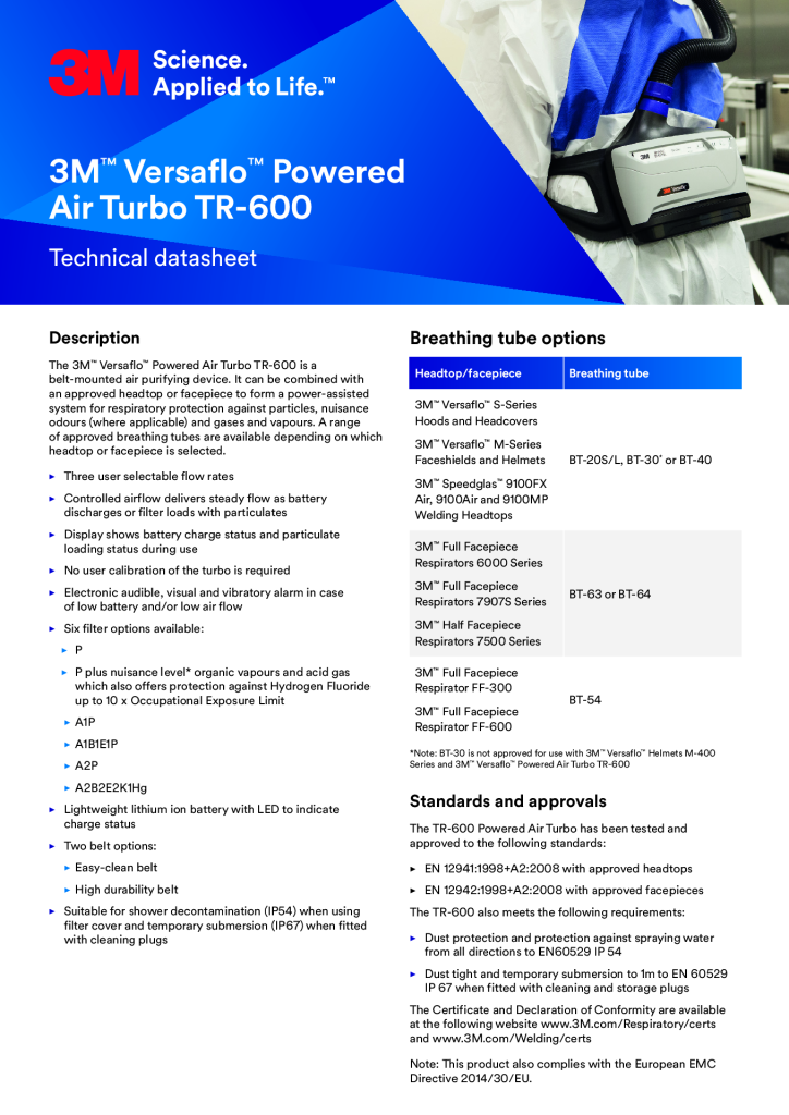 TR-6110E Versaflo A1P Filter Box of 5