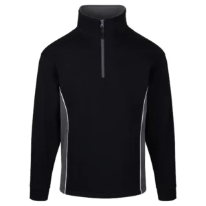 Orn 1278 SilverSw Qtr Zip Sweatshirt