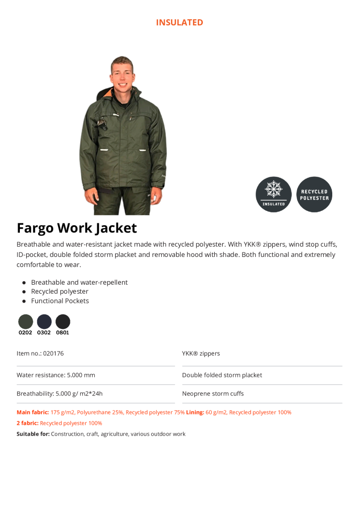 A-113131 Fargo Jacket Black
