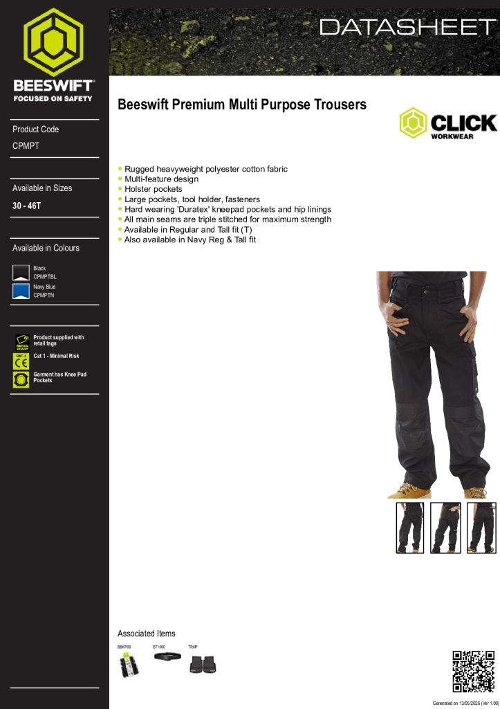 CPMPTBL Click Multipurpose Trouser