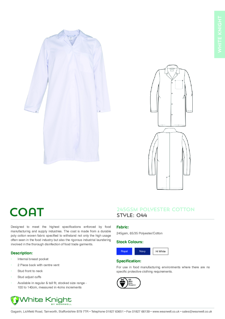 Food Grade Coat