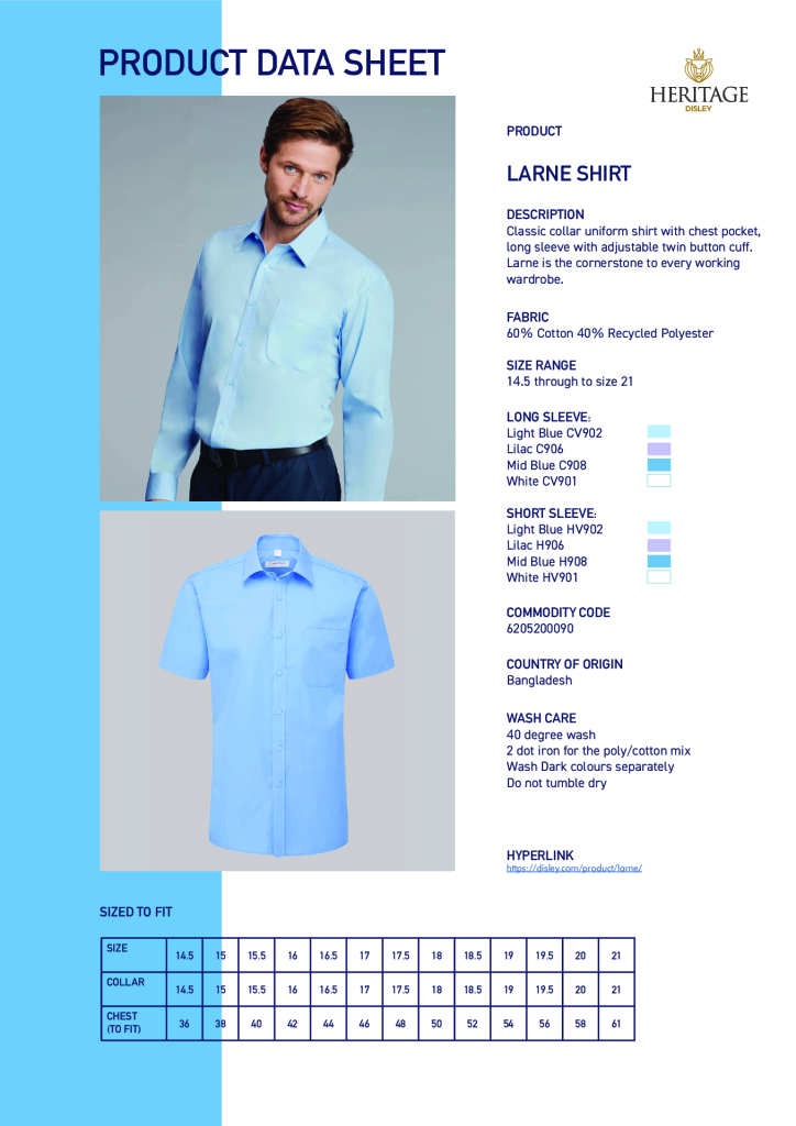 HV902 Larne Short Sleeve Shirt